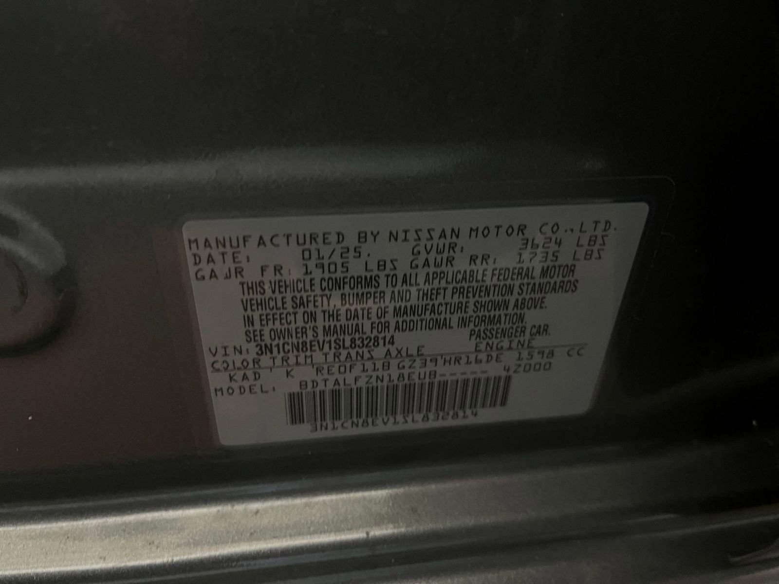 Used 2025 Nissan Versa SV image 28