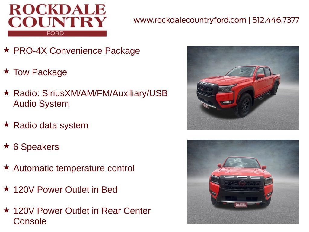 Used 2026 Nissan Frontier PRO-4X w/ Pro-4x Convenience Package AWD/4WD image 8