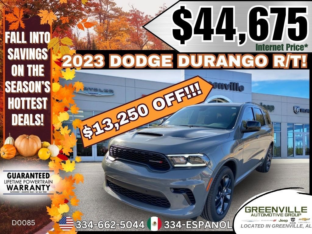 New 2023 Dodge Durango R/T w/ Blacktop Package
