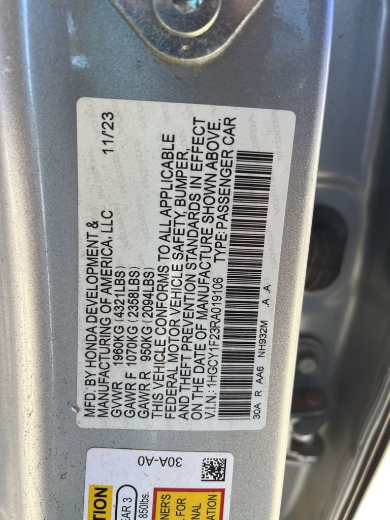 Used 2024 Honda Accord LX image 9