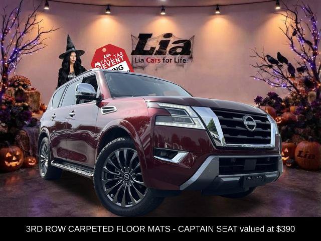 Certified 2023 Nissan Armada Platinum w/ Captain's Chairs Package AWD/4WD image 3