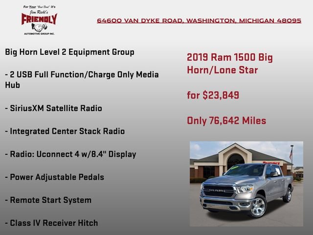 Used 2019 RAM 1500 Big Horn AWD/4WD image 20