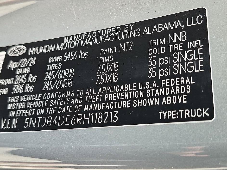 Used 2024 Hyundai Santa Cruz SEL FWD image 36