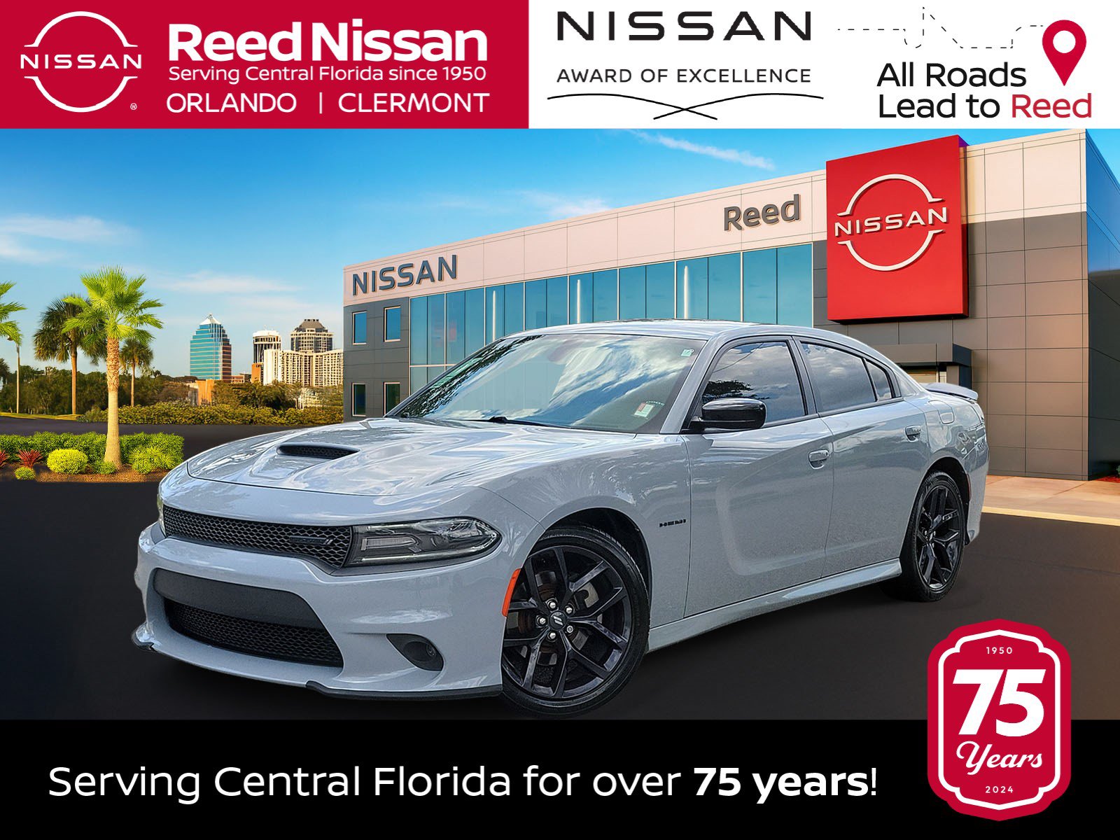 Used 2021 Dodge Charger R/T w/ Blacktop Package