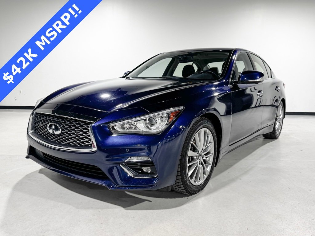 Used 2022 INFINITI Q50 Luxe w/ Cargo Package