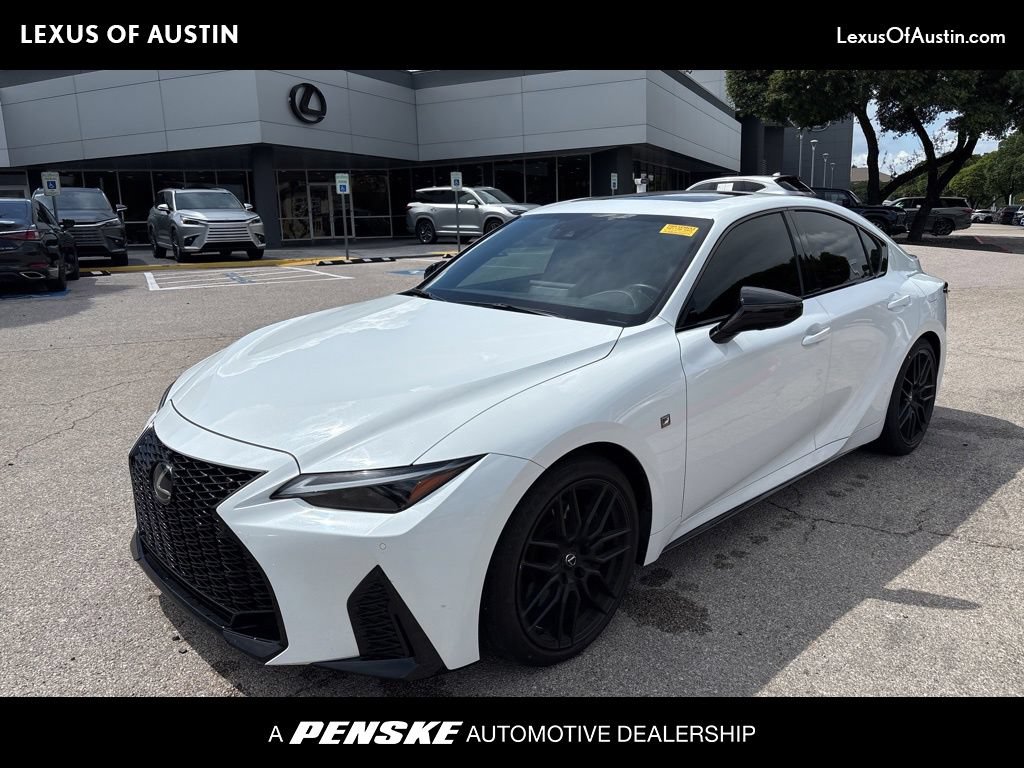Certified 2024 Lexus IS 350 F Sport w/ Blackout Package RWD image 1