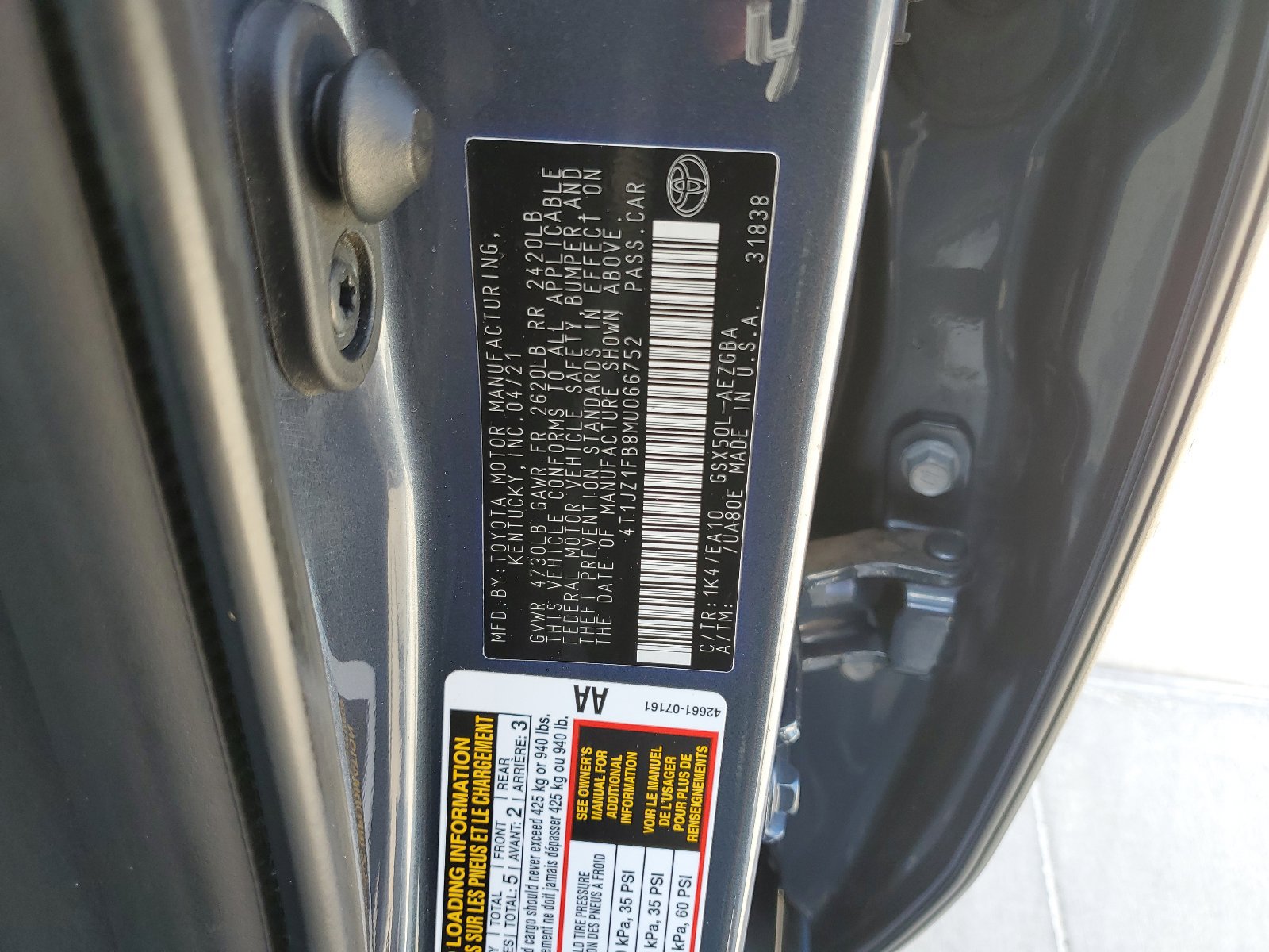 Used 2021 Toyota Avalon XLE FWD image 40