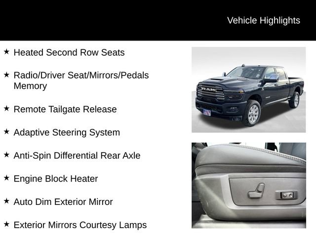 New 2026 RAM 2500 Laramie w/ Sport Appearance Package image 14