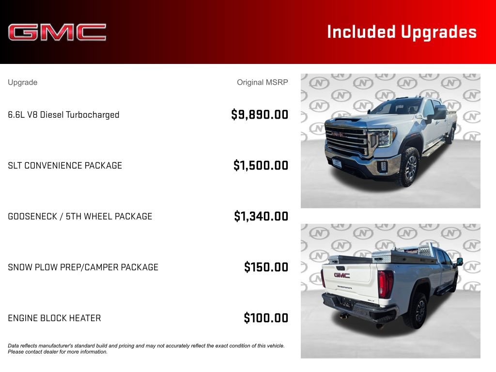 Used 2023 GMC Sierra 3500 SLT w/ SLT Convenience Package AWD/4WD image 3