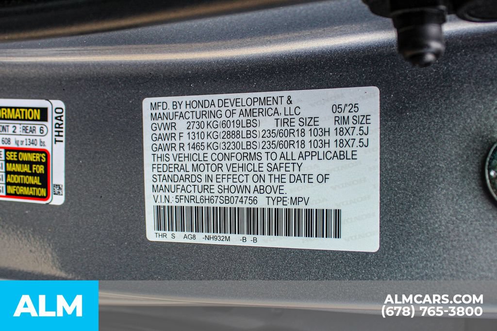 Used 2025 Honda Odyssey EX-L image 44