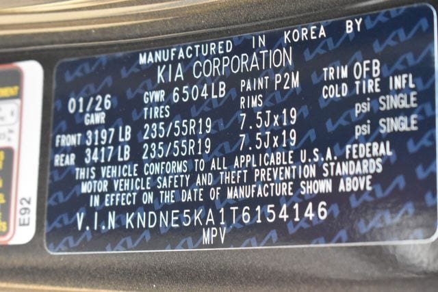 New 2026 Kia Carnival SX image 42
