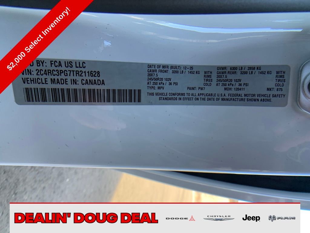 New 2026 Chrysler Pacifica Pinnacle image 32