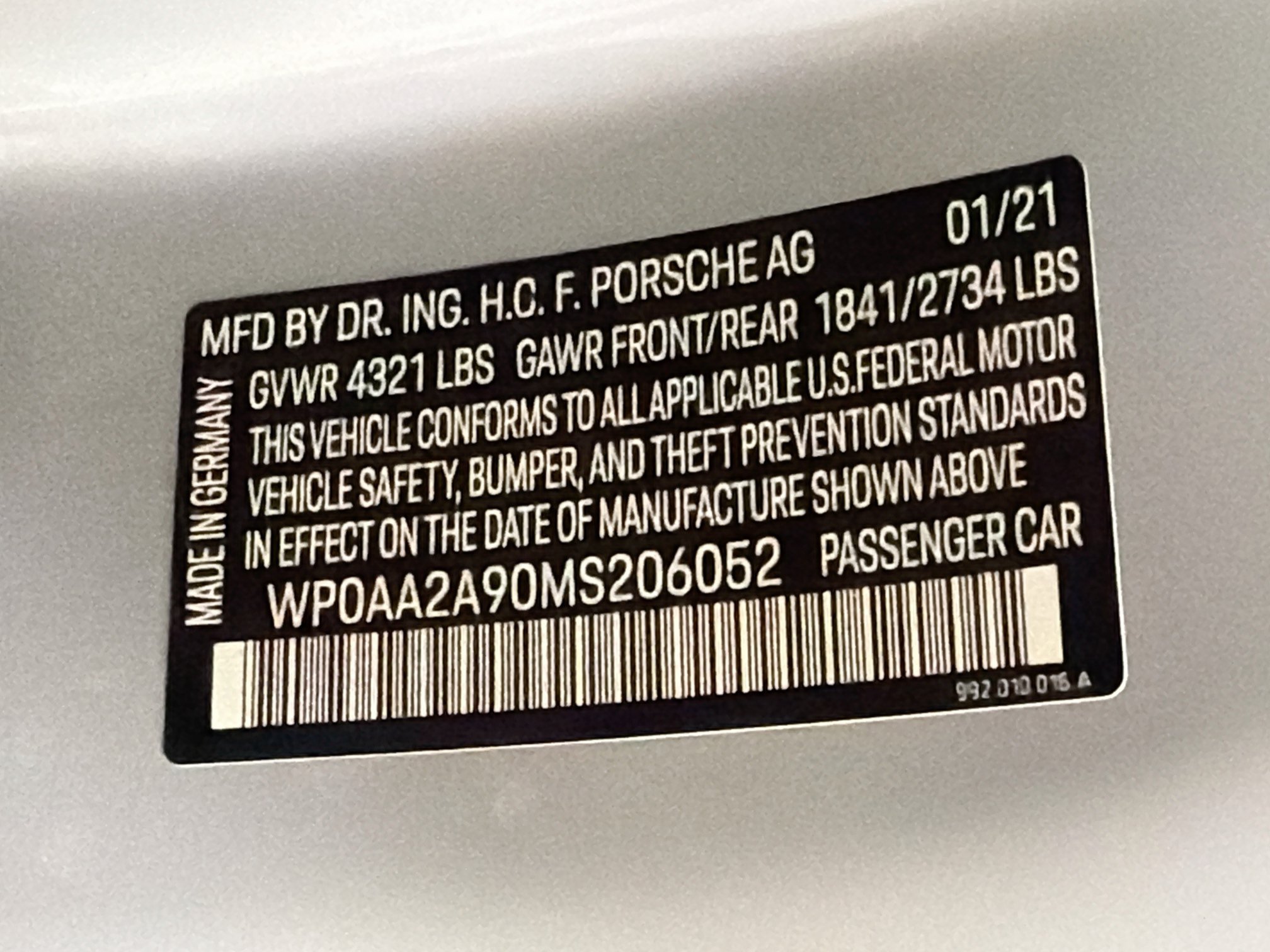 Certified 2021 Porsche 911 Carrera RWD image 41