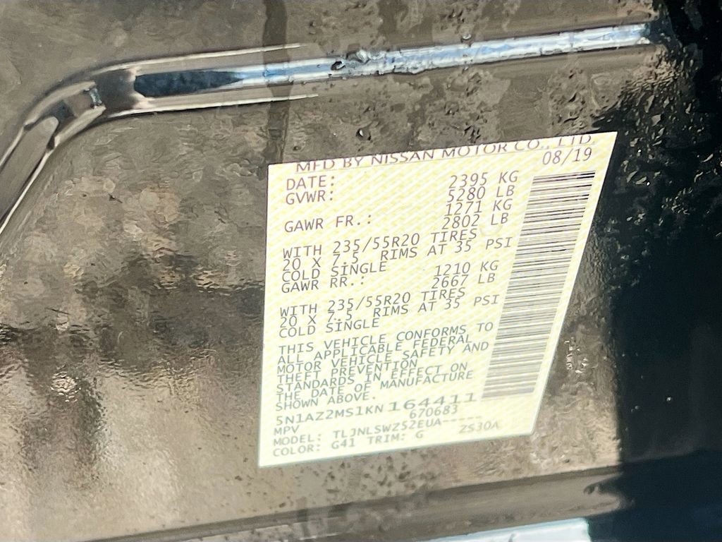 Used 2019 Nissan Murano Platinum w/ Cargo Package AWD/4WD image 35