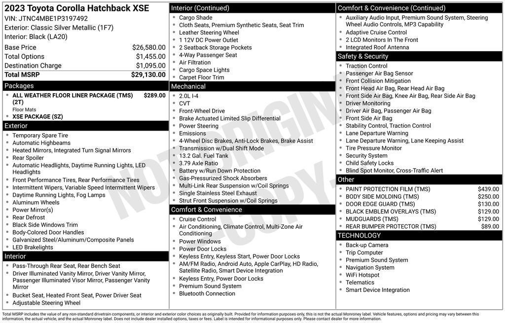 Certified 2023 Toyota Corolla XSE FWD image 5