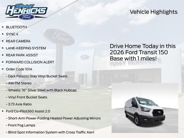 New 2026 Ford Transit 150 Low Roof RWD image 4