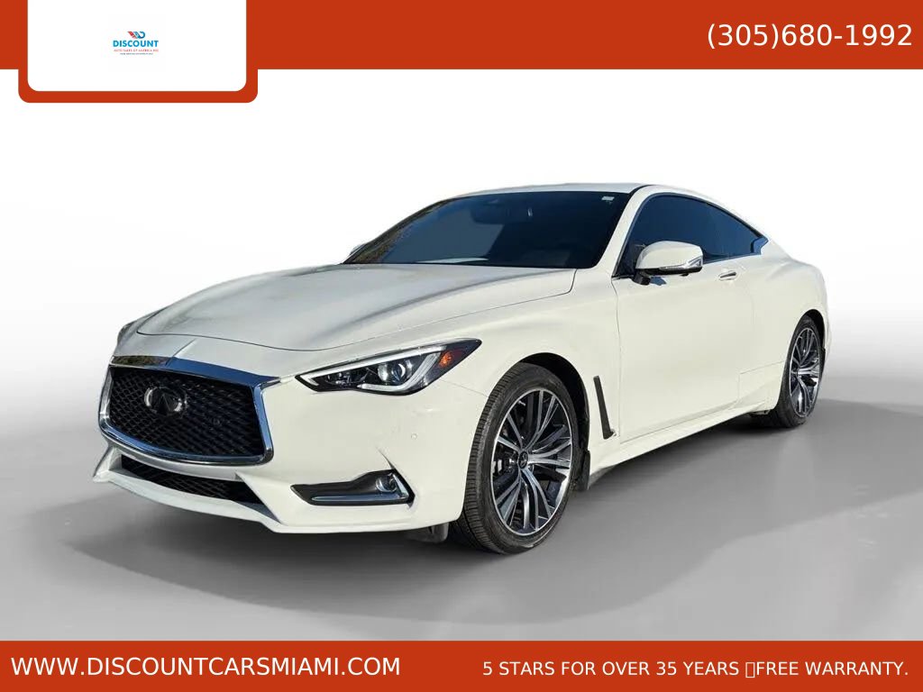 Used 2021 INFINITI Q60 3.0t Luxe w/ Essential Package AWD/4WD image 1