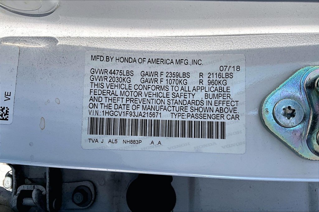Used 2018 Honda Accord Touring image 38
