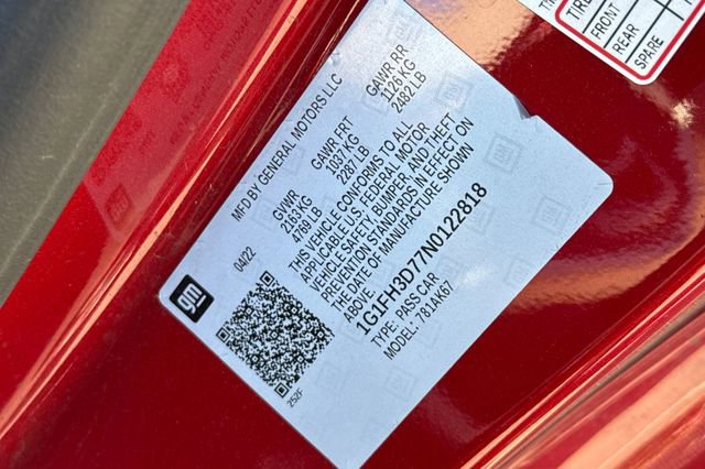 Used 2022 Chevrolet Camaro SS image 55