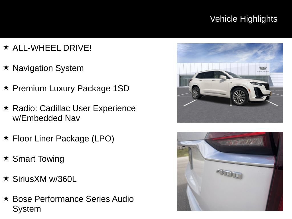 Certified 2024 Cadillac XT6 Premium Luxury w/ LPO, Floor Liner Package AWD/4WD image 10
