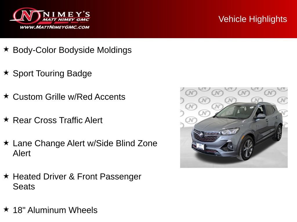Used 2022 Buick Encore GX Select w/ Sport Touring Package FWD image 16