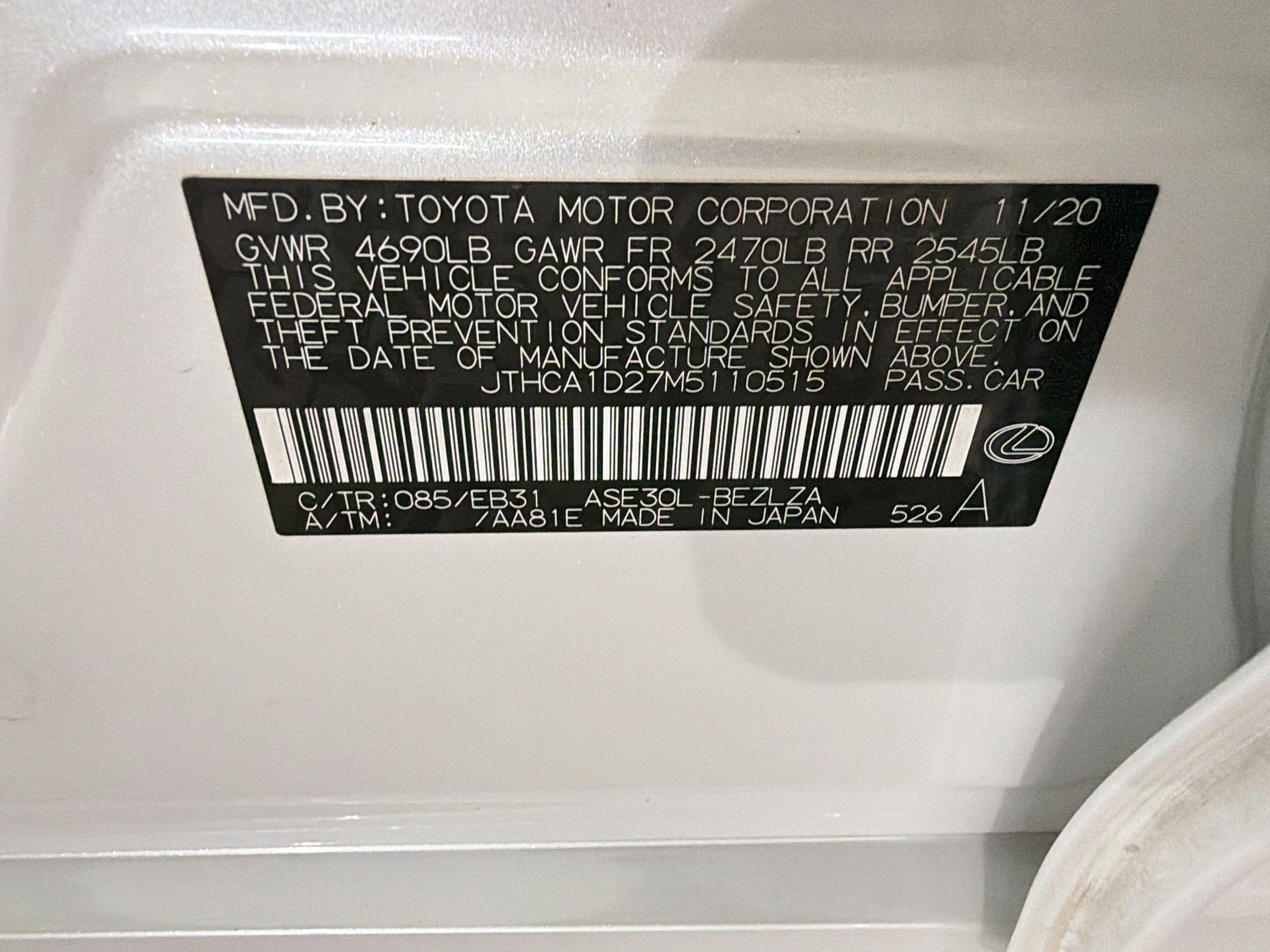 Used 2021 Lexus IS 300 w/ Comfort Package image 12