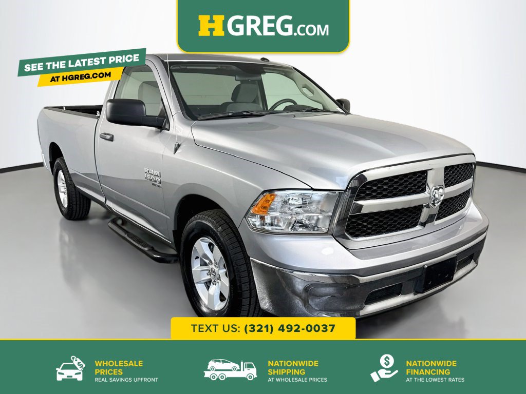 Used 2021 RAM 1500 Tradesman w/ Chrome Plus Package RWD image 1