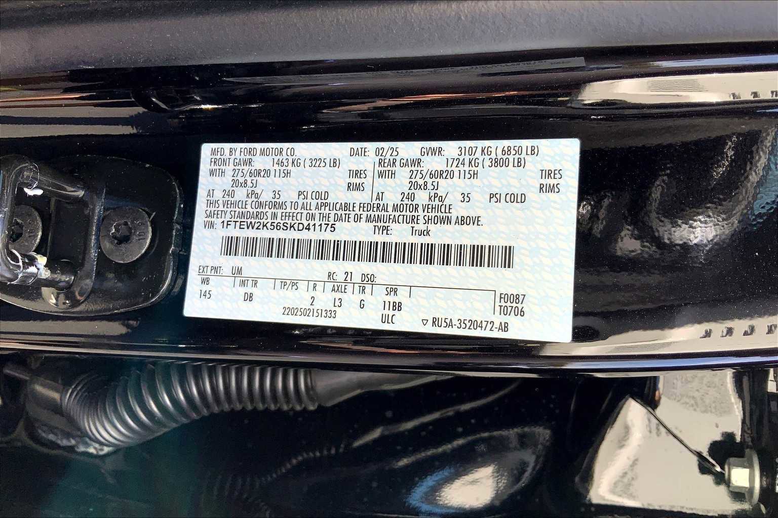 New 2025 Ford F150 STX w/ Equipment Group 200A image 16