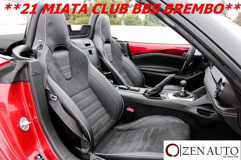 Used 2021 MAZDA MX-5 Miata Club w/ Brembo/BBS Recaro Package image 27