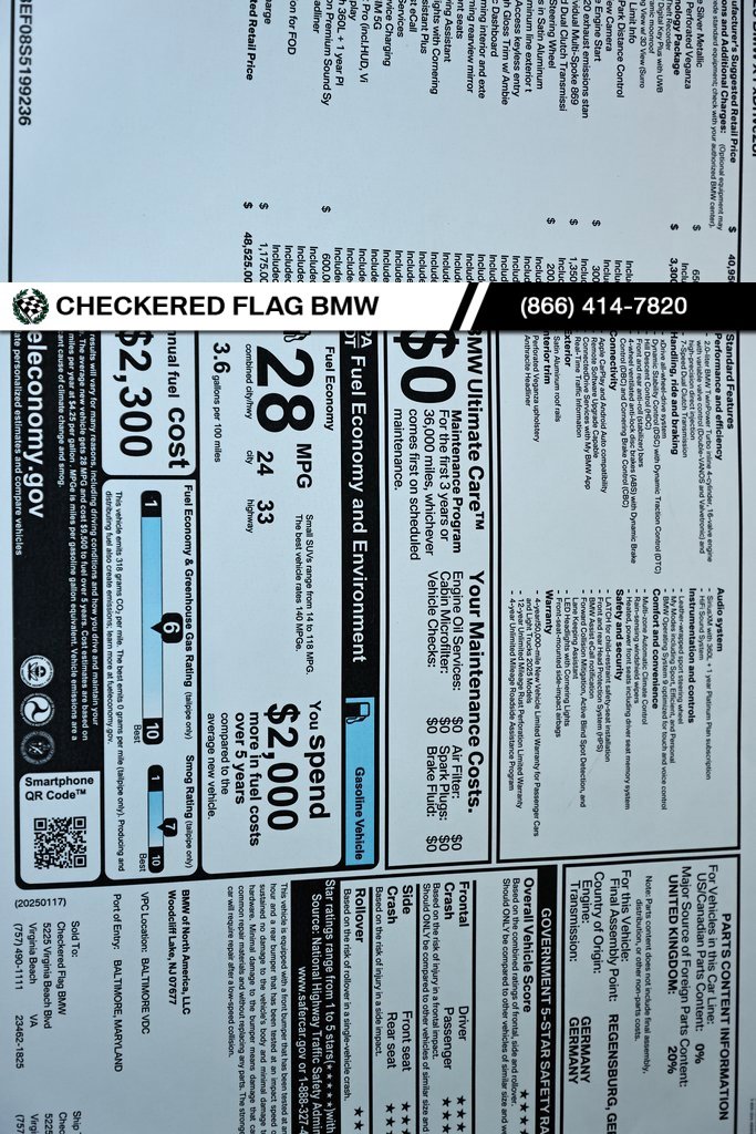 Certified 2025 BMW X1 xDrive28i w/ Technology Package image 40
