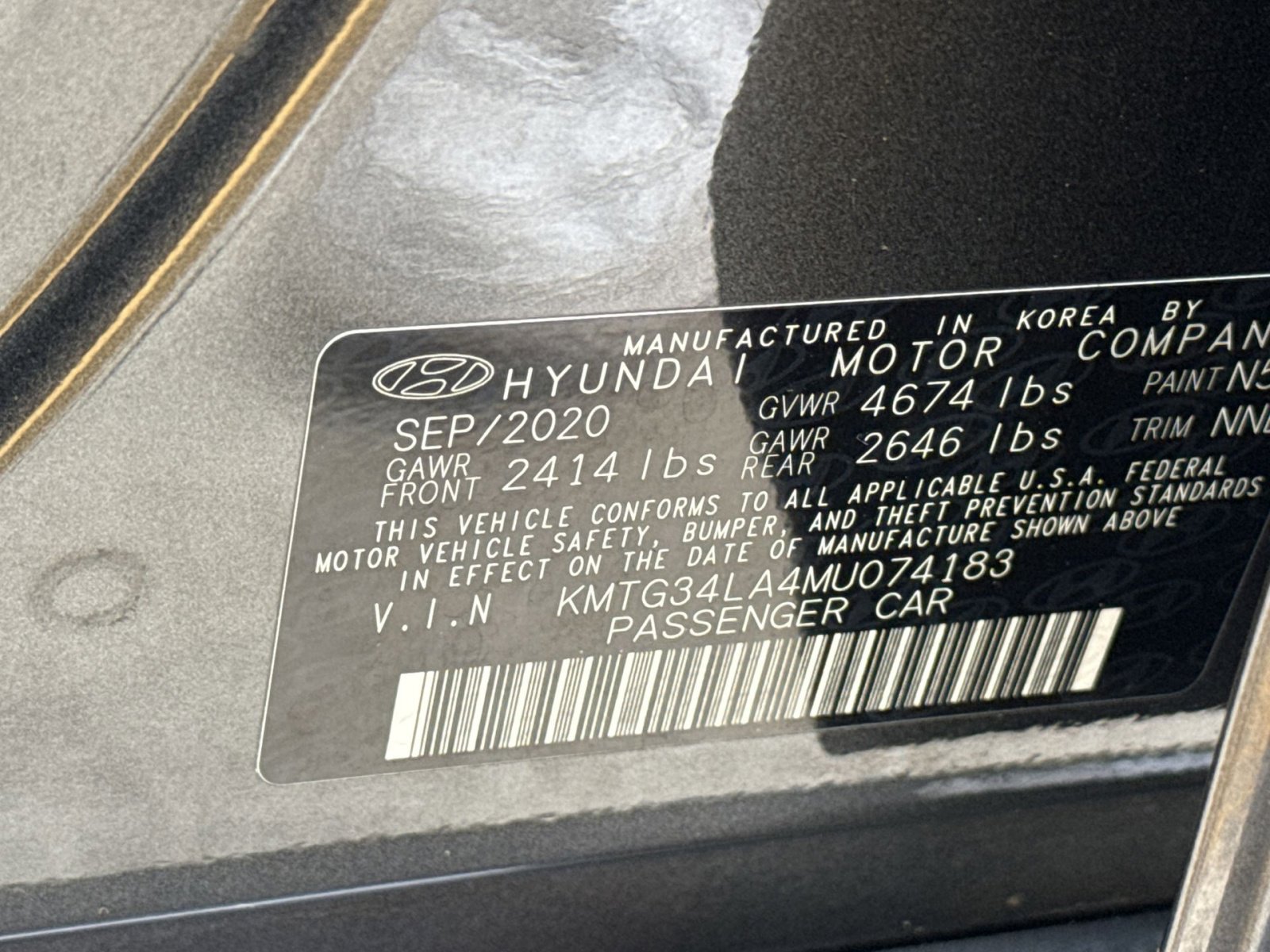 Used 2021 Genesis G70 2.0T w/ Elite Package image 27