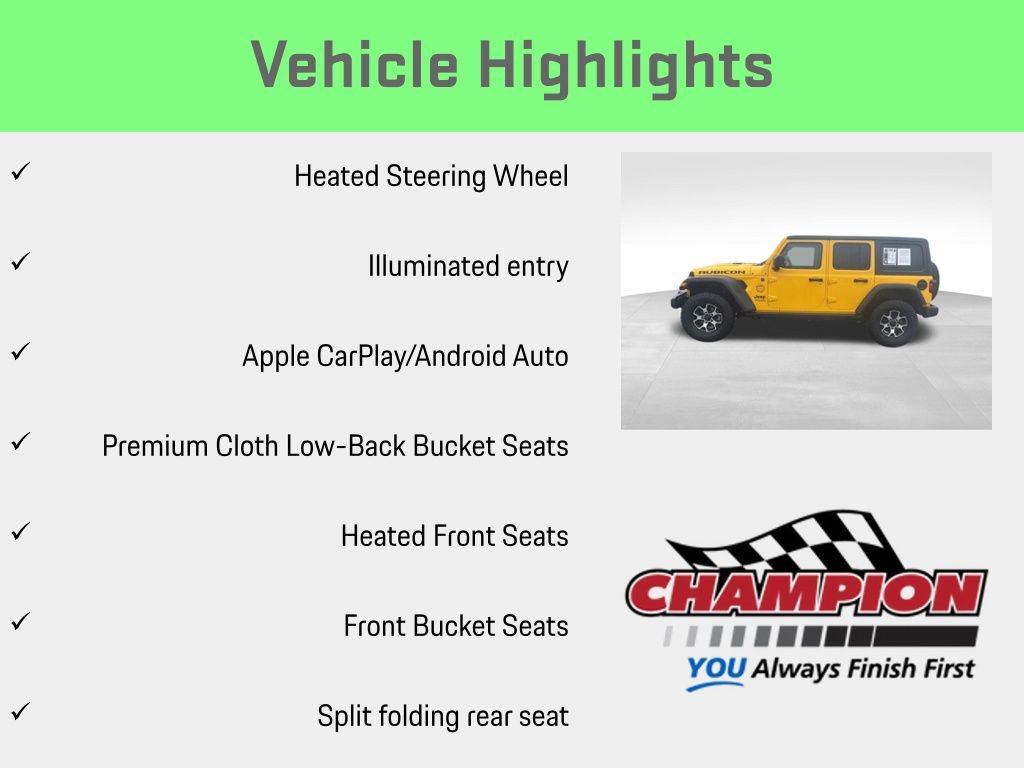 Used 2021 Jeep Wrangler Unlimited Rubicon w/ Cold Weather Group image 18