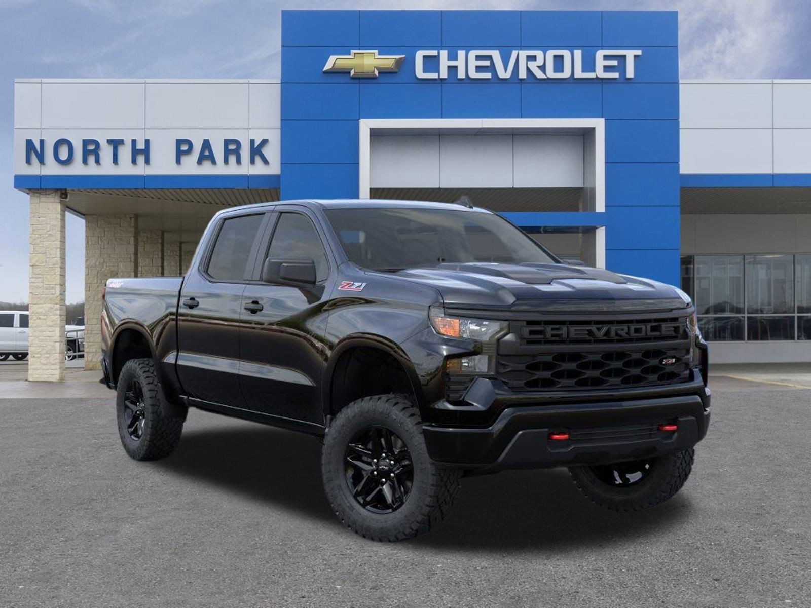 New 2026 Chevrolet Silverado 1500 Custom Trail Boss w/ LPO, Dark Essentials Package