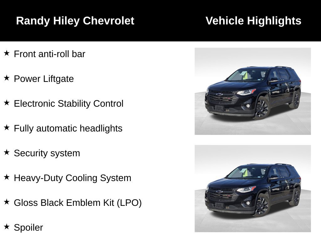 Used 2021 Chevrolet Traverse RS w/ LPO, Floor Liner Package FWD image 11