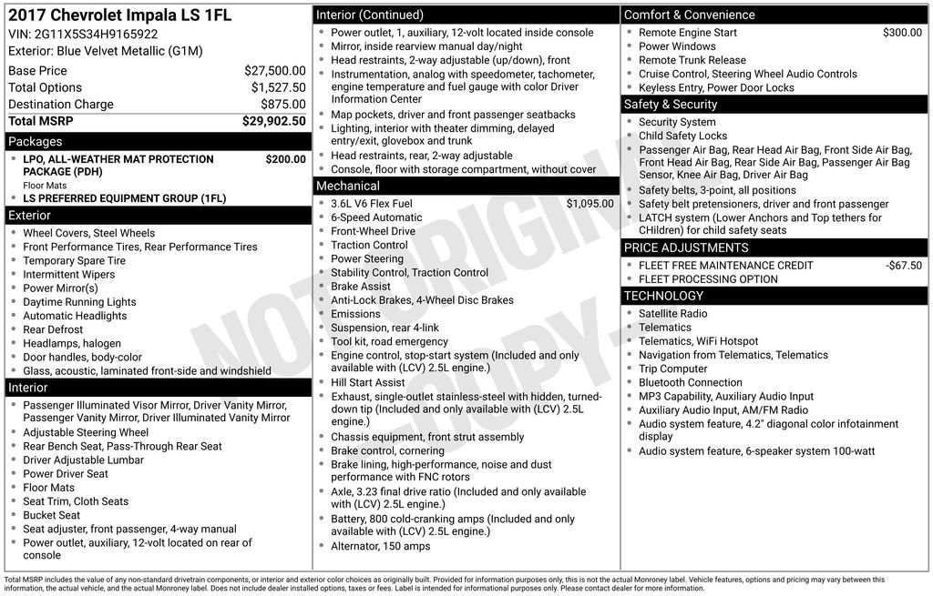 Used 2017 Chevrolet Impala LS image 28