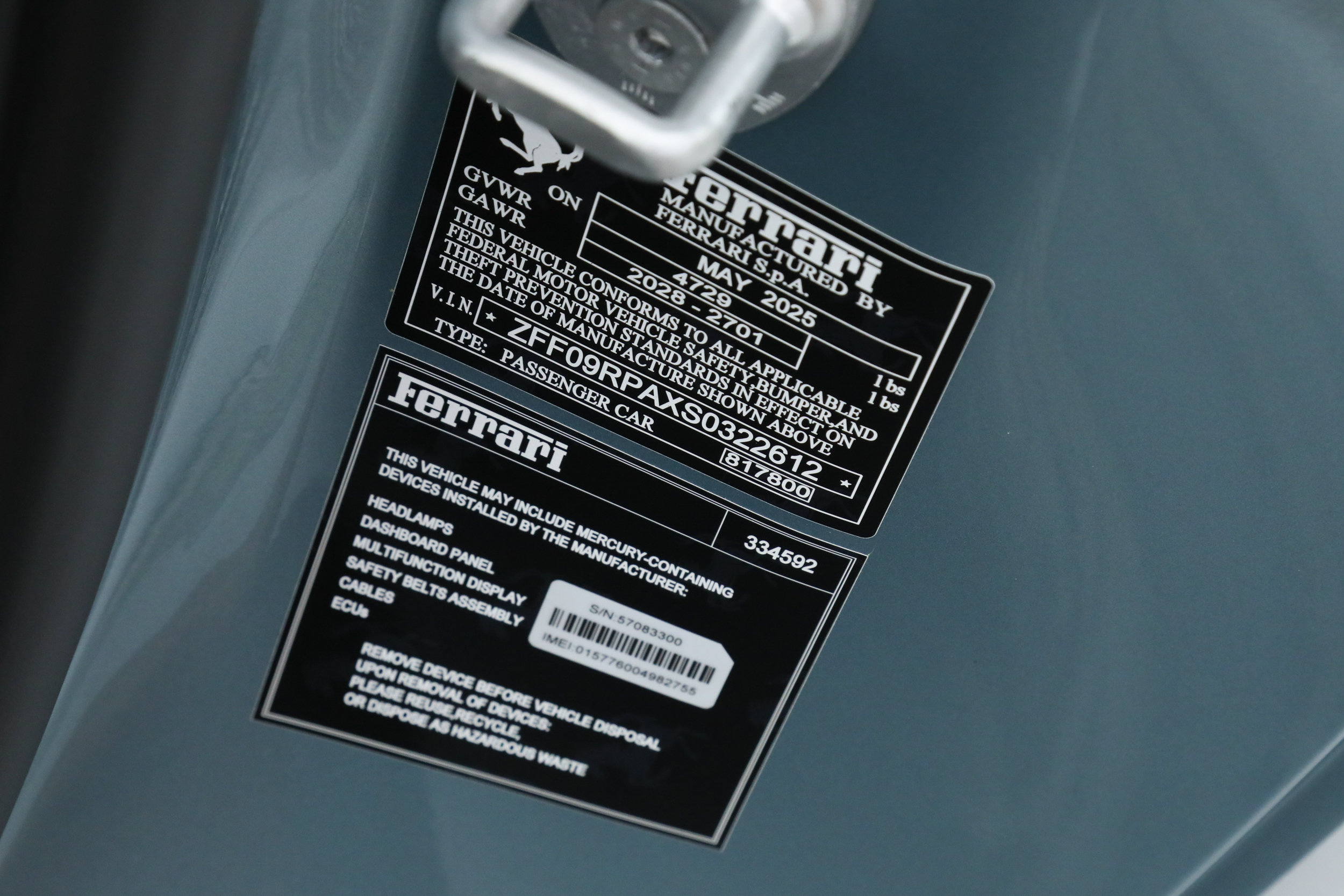 Certified 2025 Ferrari Roma Spider RWD image 43