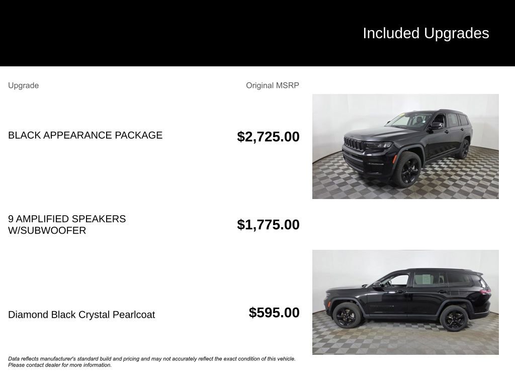 Used 2023 Jeep Grand Cherokee L Limited w/ Black Appearance Package AWD/4WD image 6