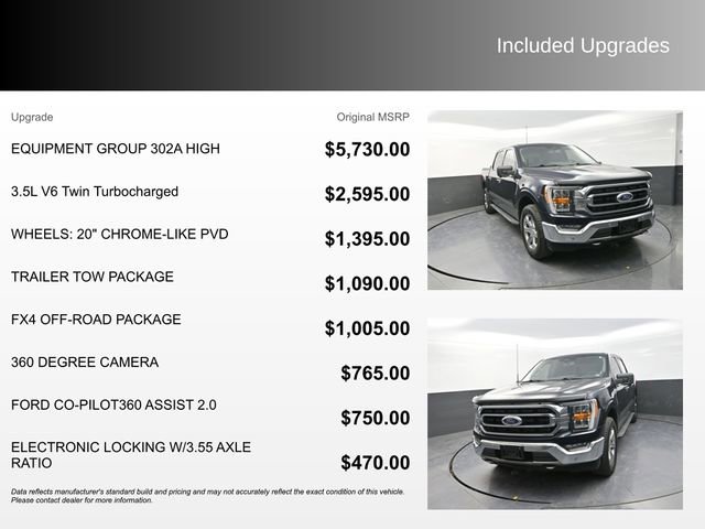 Used 2021 Ford F150 XLT w/ Equipment Group 302A High image 4