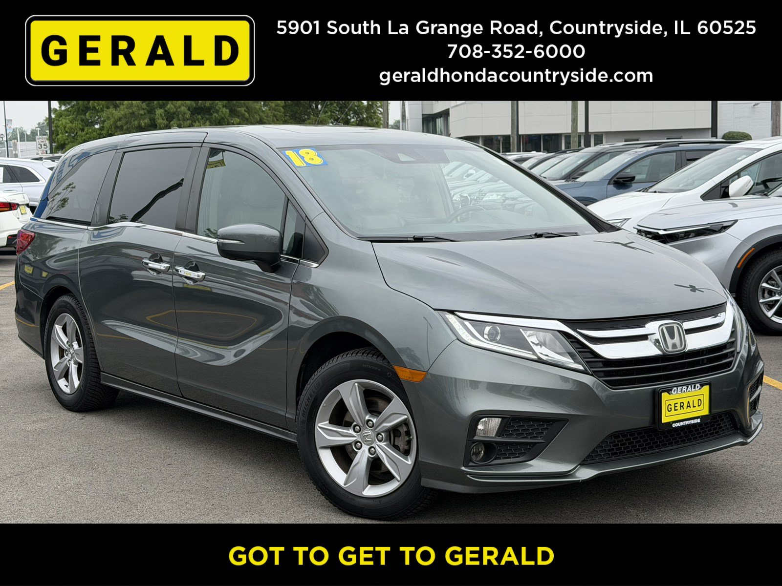Certified 2018 Honda Odyssey EX-L