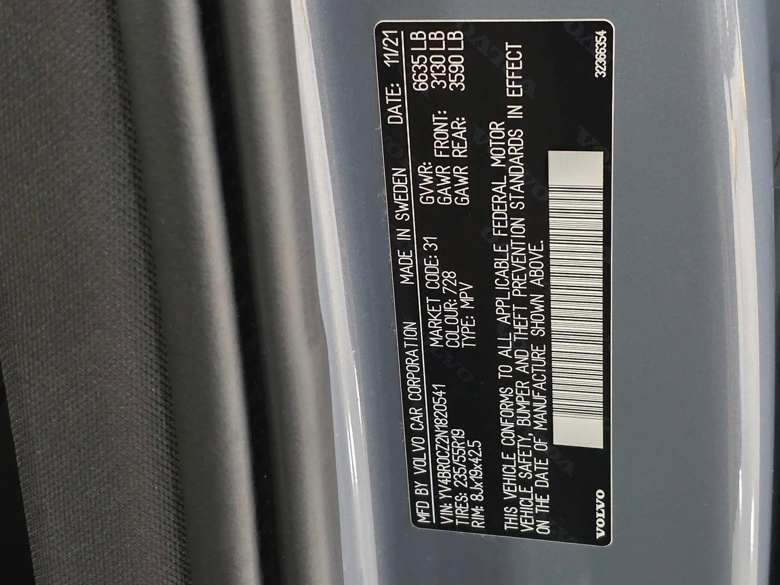 Used 2022 Volvo XC90 T8 Inscription Expression image 34