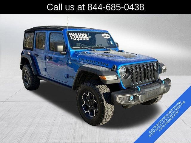 Used 2022 Jeep Wrangler Unlimited Rubicon 4xe image 3