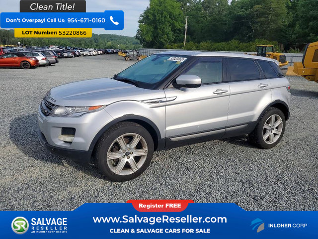 Used 2013 Land Rover Range Rover Evoque Pure Premium AWD/4WD image 1