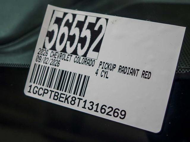 New 2026 Chevrolet Colorado W/T w/ WT Custom Package AWD/4WD image 21