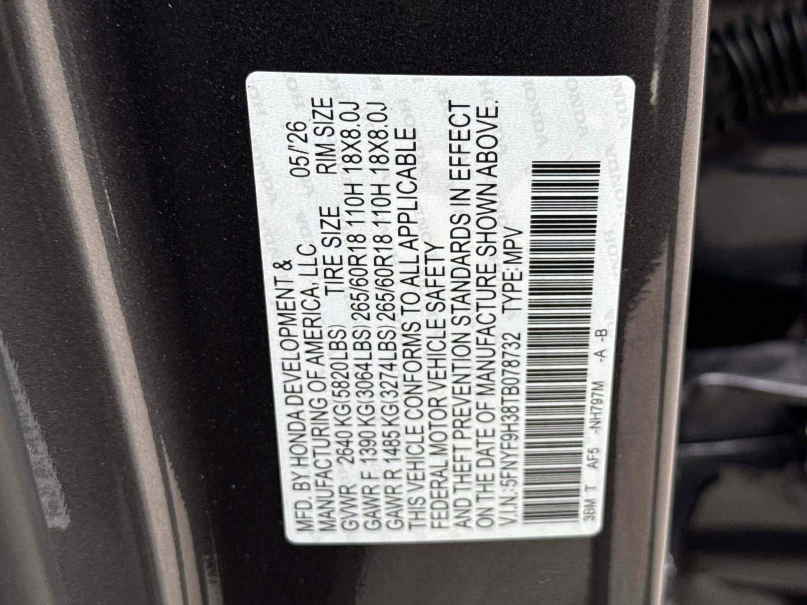 New 2026 Honda Passport RTL image 25