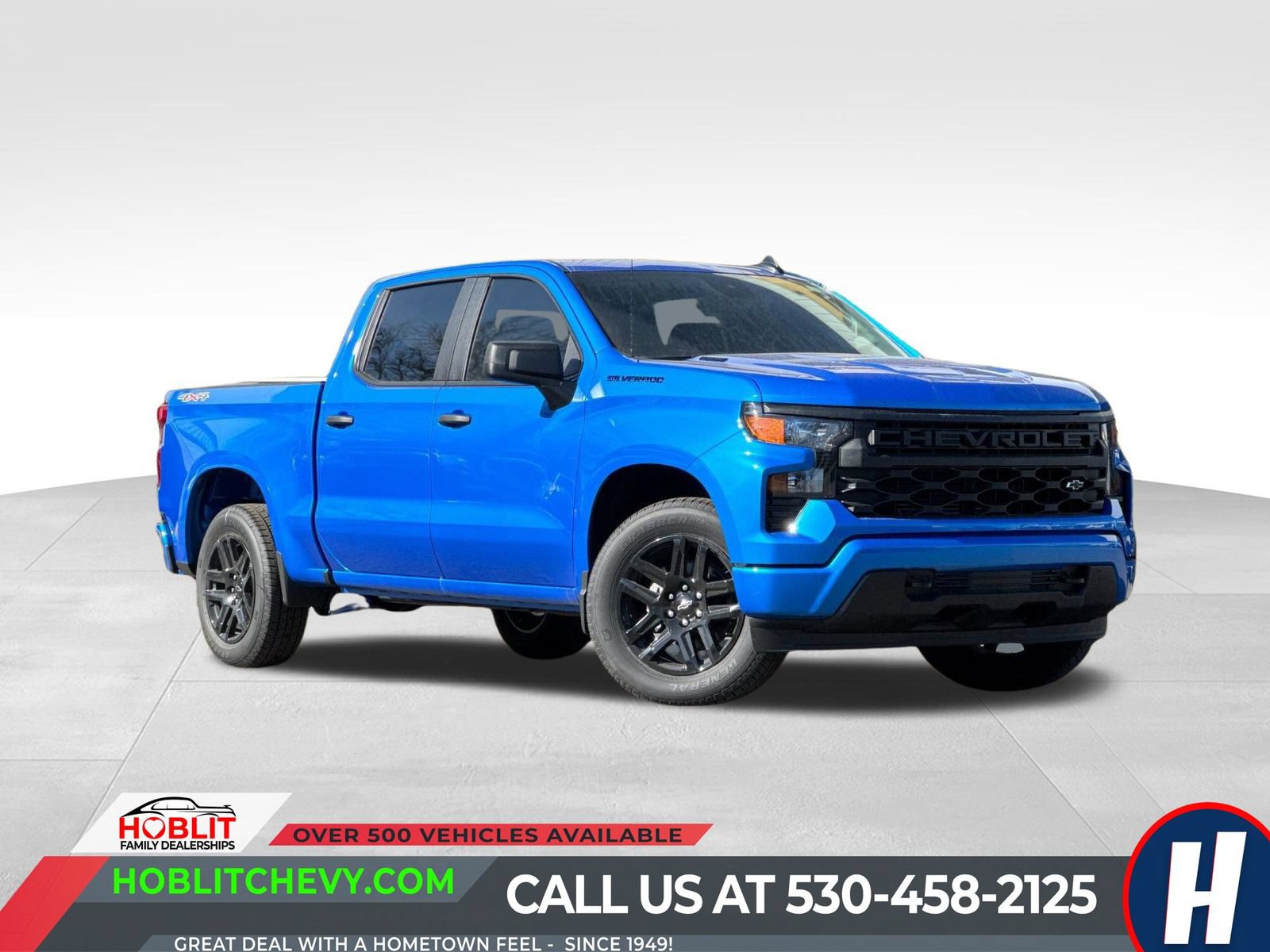 New 2026 Chevrolet Silverado 1500 Custom w/ LPO, Dark Essentials Package AWD/4WD image 1