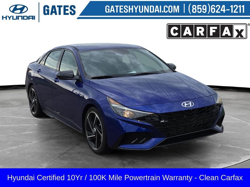 Certified 2021 Hyundai Elantra N Line FWD image 1
