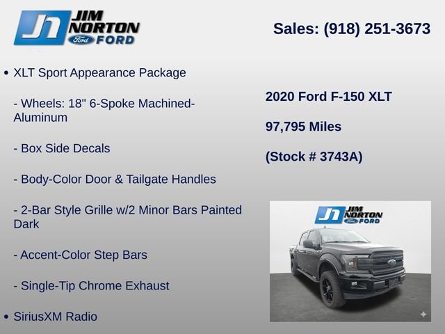 Used 2020 Ford F150 XLT w/ Equipment Group 302A Luxury AWD/4WD image 16