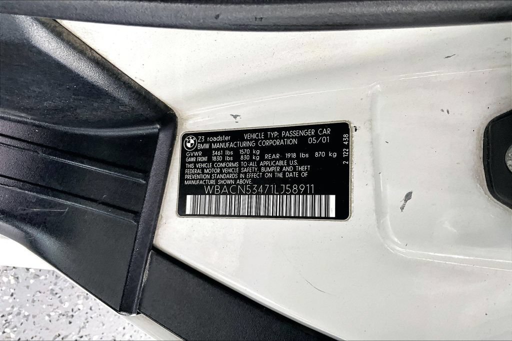 Used 2001 BMW Z3 3.0i RWD image 15