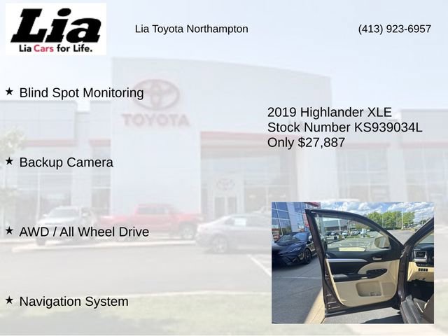 Used 2019 Toyota Highlander XLE AWD/4WD image 7