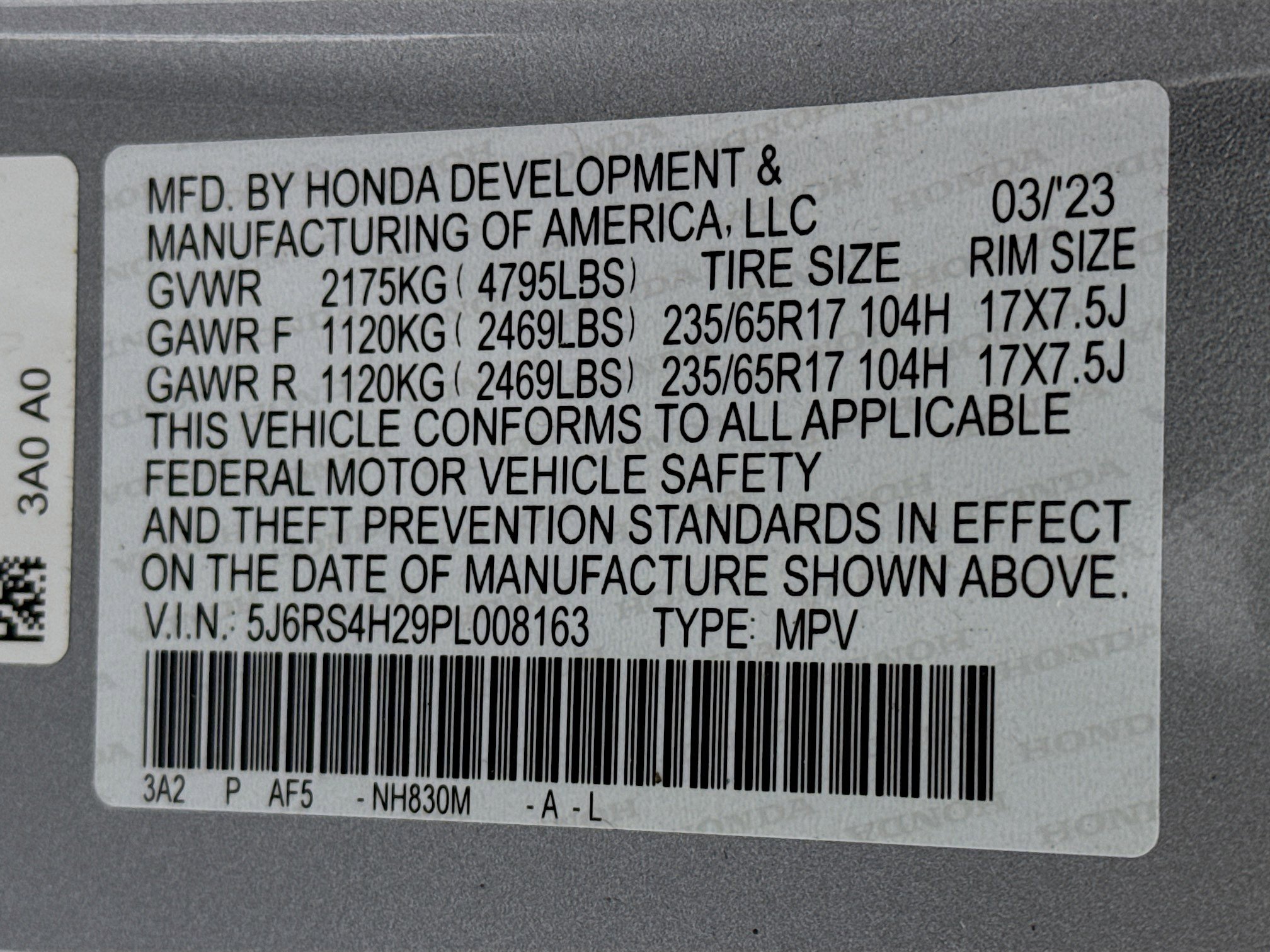 Certified 2023 Honda CR-V LX image 19